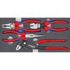 Pliers set basis with foam inlay 4-pc.